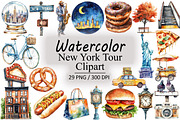 New York Tour Clipart, an Illustration by Design Market (Thumbnail 1 of 4)