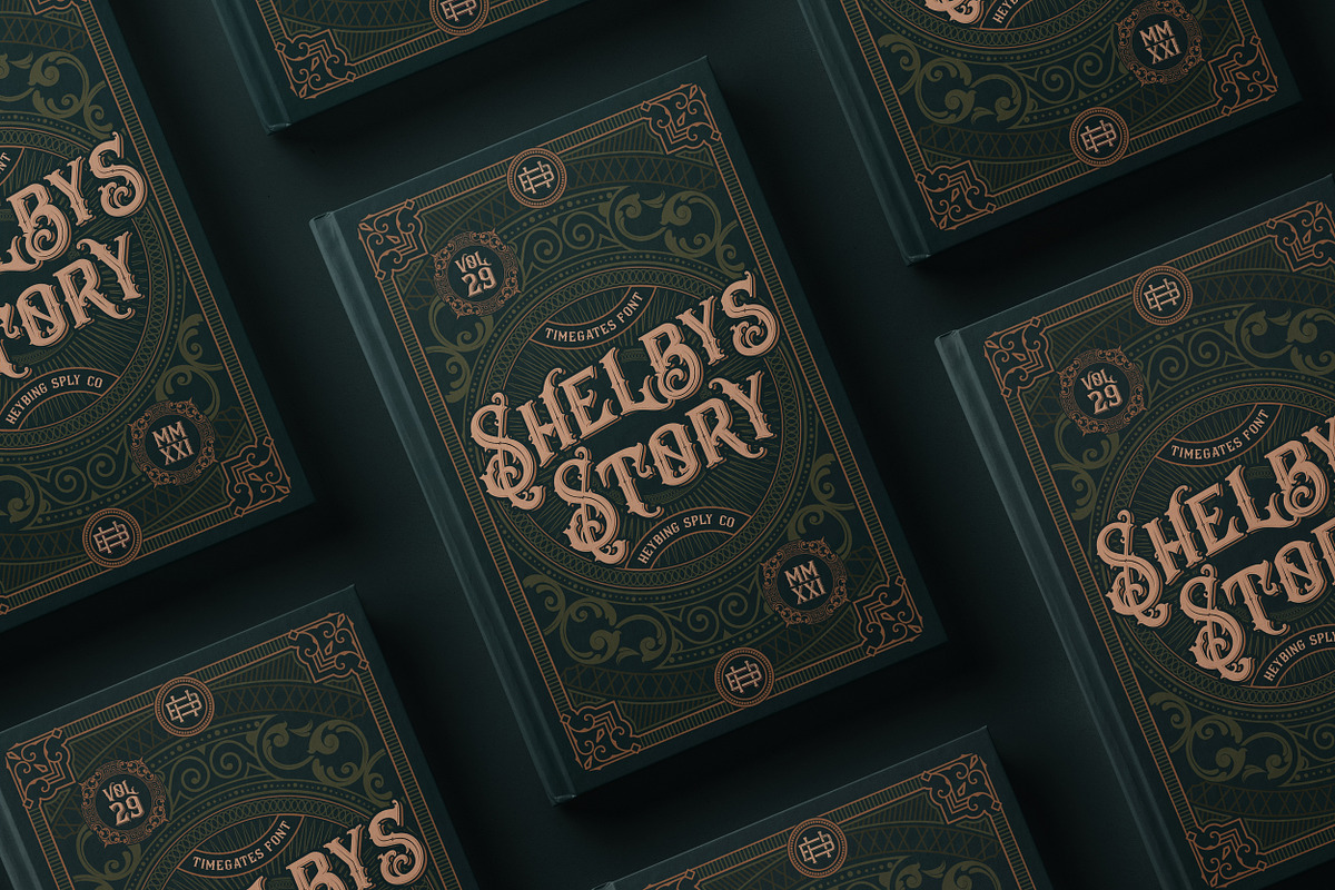 Timegates Typeface + Extras, a Serif Font by Heybing Supply Co. (Photo 5 of 15)
