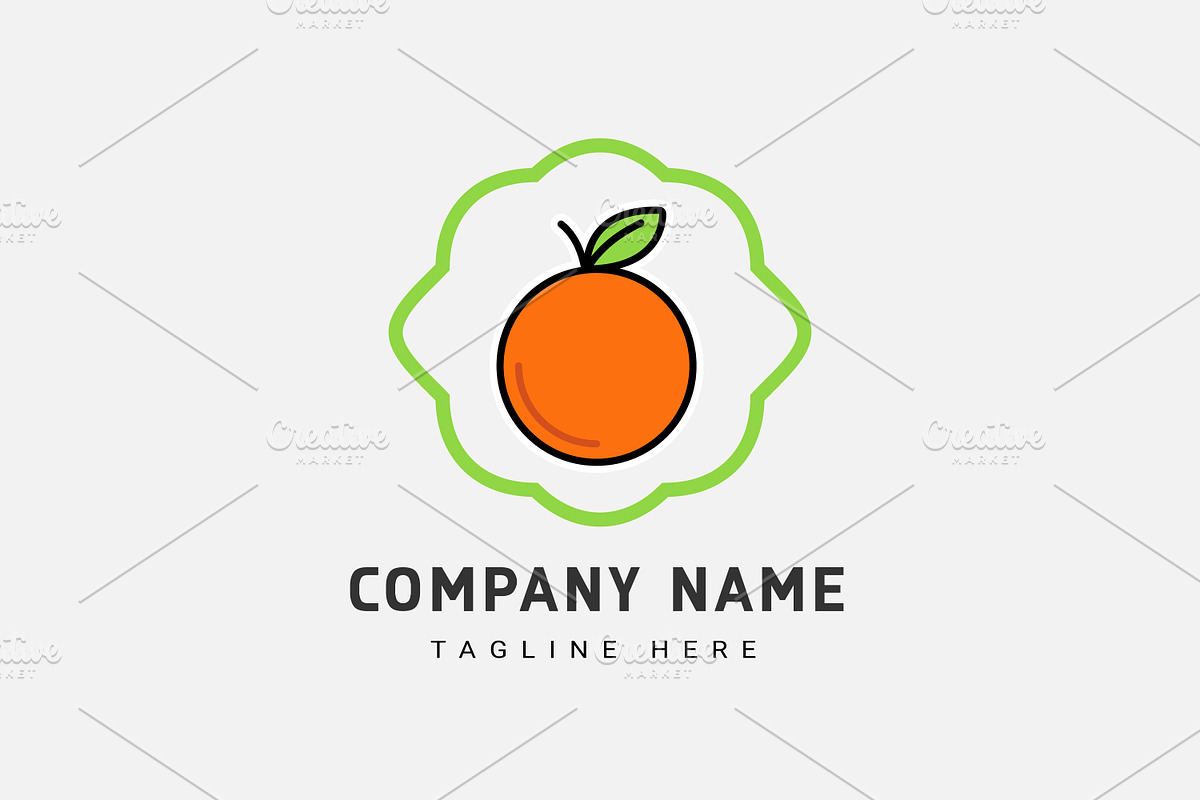 Orange logo concept, a Branding & Logo Template by Toufiqul