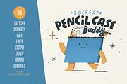 Procreate Pencil Case, a Brush Add-On by Idle Letters (Thumbnail 2 of 10)