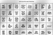 200 handlettered quotes, a Social Media Template by piyacler (Thumbnail 5 of 9)