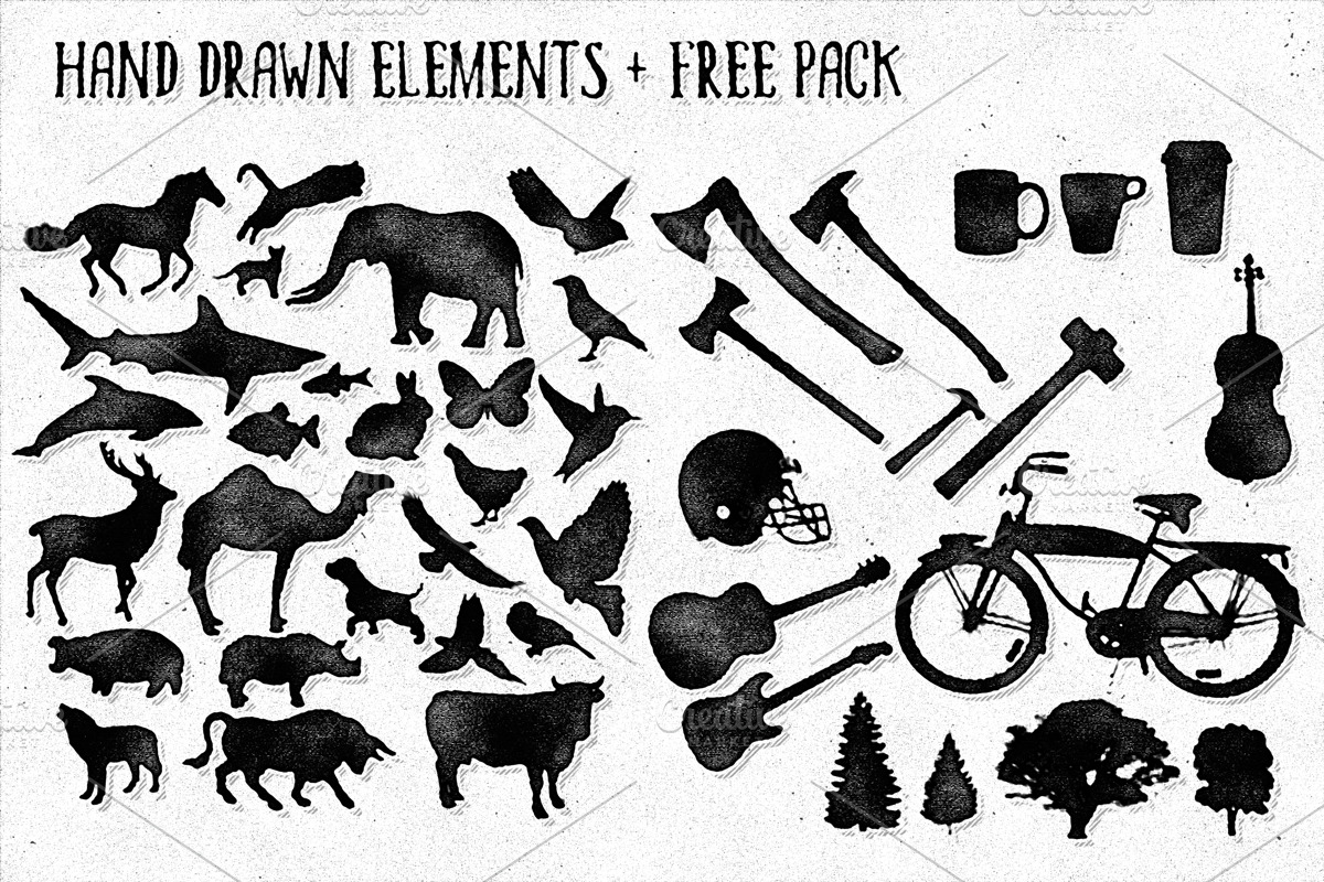 Exclusive Animals & Elements + Extra, an Animal Illustration by Creative Media Co (Photo 2 of 5)