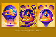 Cosmic Surreal Art Bundle, a Decorative Illustration by StockVerse Creative (Thumbnail 1 of 4)