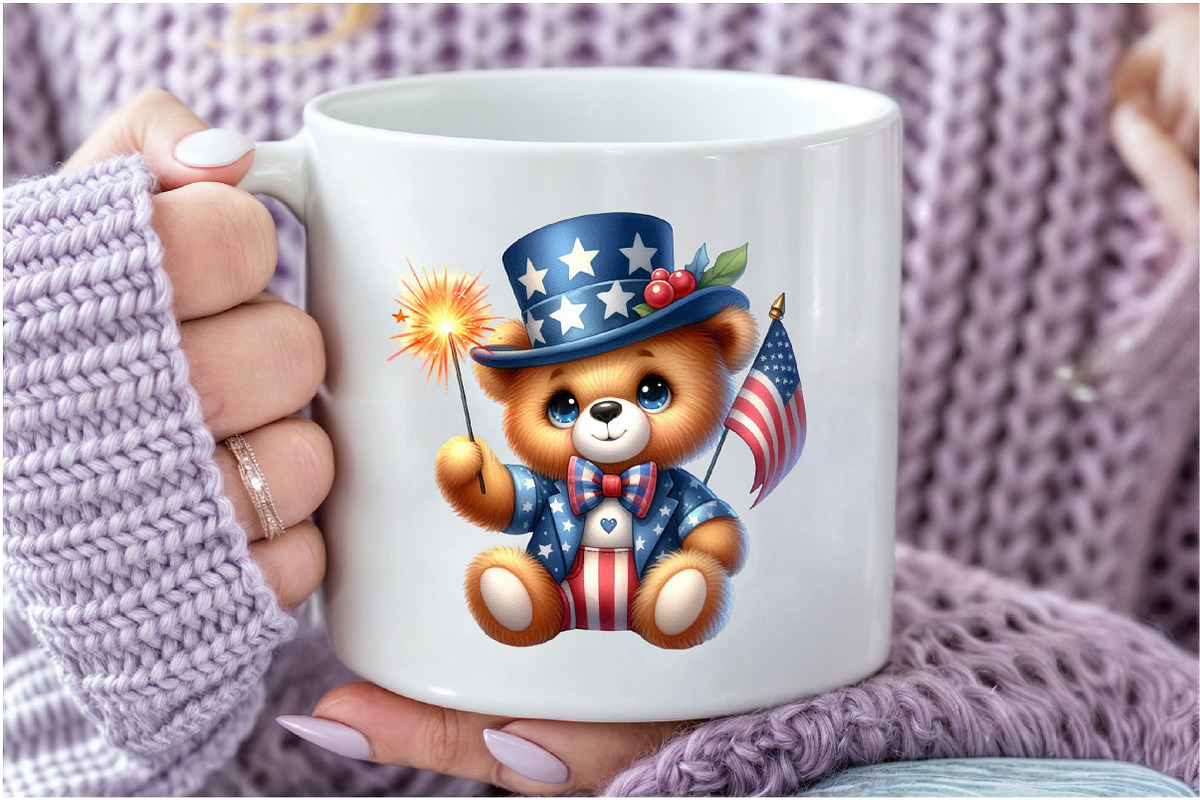 4th of July Baby Nursery Clipart, an Illustration by Craft Nest (Photo 5 of 9)