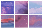 Aesthetic Sky Backgrounds, a Texture Graphic by by creative paper (Thumbnail 10 of 11)