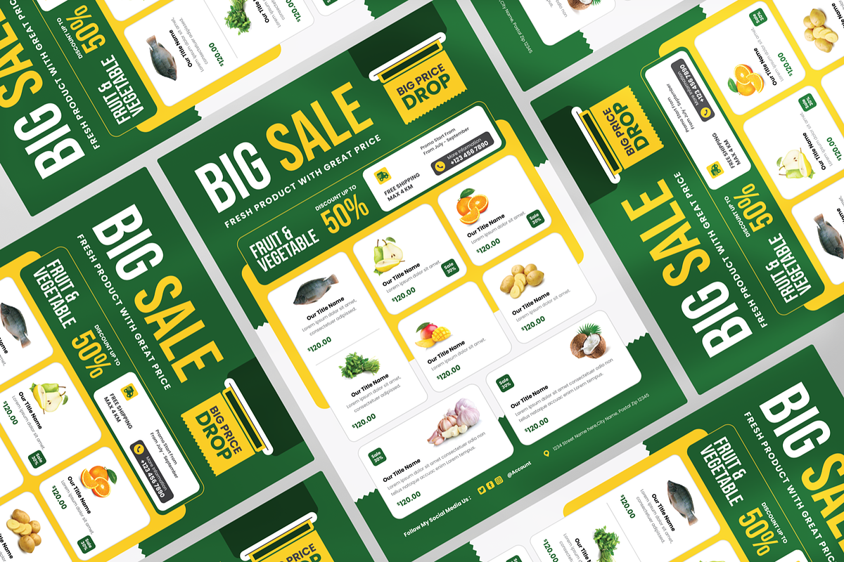 Grocery Store Catalog Flyer, a Flyer Template by Annora Studio (Photo 3 of 5)