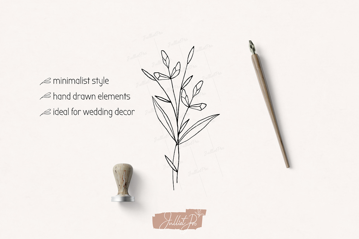 Organic shapes, botanical forms, a Decorative Illustration by JuDesign (Photo 4 of 13)