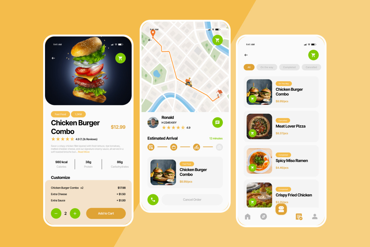 DuaPiring AI Food Delivery Mobile Ap, an App Template by productype1 (Photo 4 of 5)