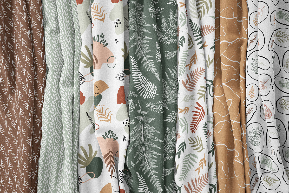Fern & Abstract pattern collection, a Pattern Graphic by Cozy pattern shop (Photo 6 of 9)