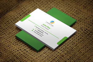 Greenlinear Business Card Template