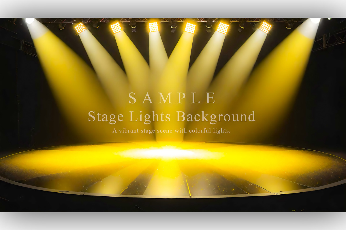 15 Stage Lights Background, a Background Graphic by NOMO DESIGN (Photo 4 of 16)
