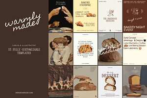Warmly Made | Ai. & Canva Templates, a Social Media Template by By Arkadë