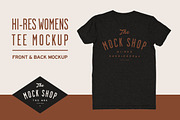 TMS Pro: Womens Tee Mockup, a Shirt Mockup by The Mock Shop (Thumbnail 2 of 3)