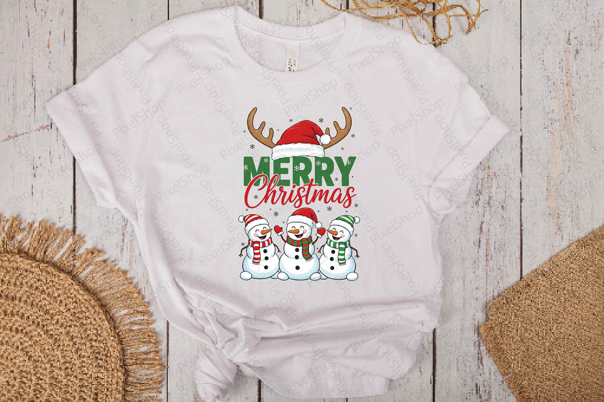 Merry Christmas Snowman Sublimation, an Illustration by DreamPrint404 (Photo 6 of 7)