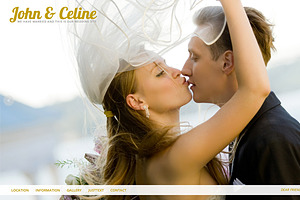 Wedding - Site Template
