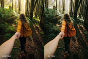 5 GREEN HIKING LIGHTROOM PRESETS, an Action Add-On by Emma Kate Creative (Thumbnail 3 of 10)