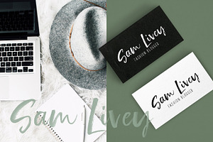 SpringRain SVG Watercolor Brush Font