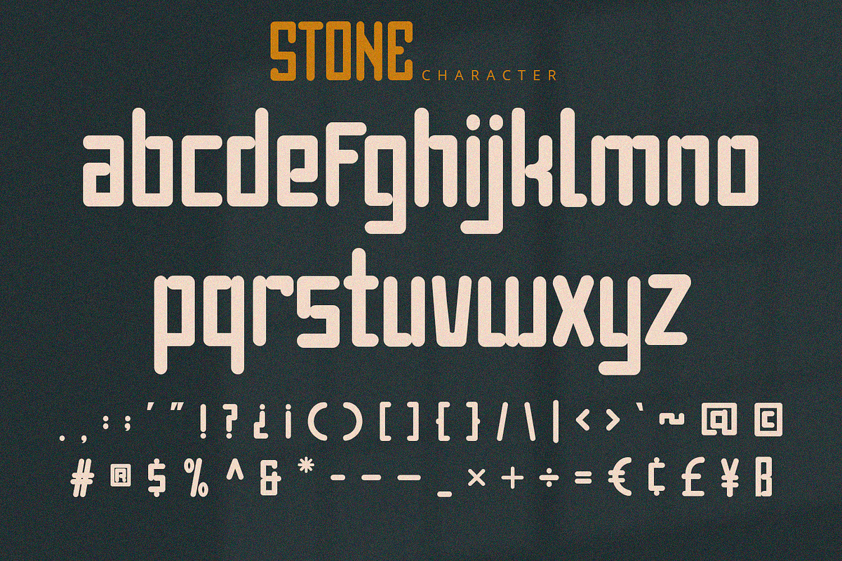 Stone - Condensed Font, a Script Font by Alpaprana (Photo 8 of 9)