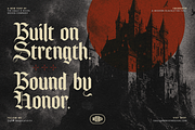 Swordheim, a Blackletter Font by Eagle & Bison Design Co. (Thumbnail 2 of 5)