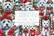 Christmas Westie Png Graphics, an Illustration by SinaCreation (Thumbnail 1 of 5)