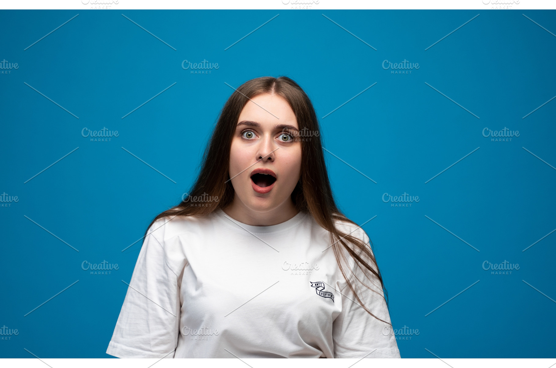 Young woman having surprised, a Person Photo by volodymyrshtun13795