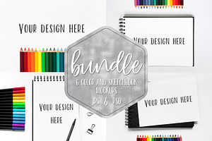 Colorful mockups