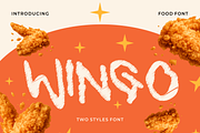 Wingo Food Font, a Font by PutraCetol Studio (Thumbnail 1 of 6)