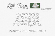 LittleThings: Whimsical Display Font, a Script Font by Mneme (Thumbnail 4 of 8)