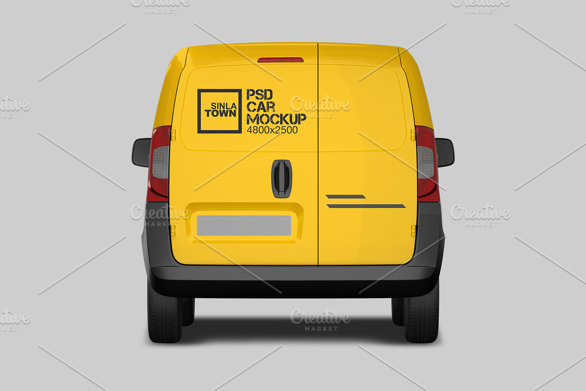 Realistic PSD Car Mocup, an Advertising Mockup by Sinlatown (Photo 5 of 6)