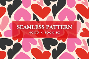 Love hearts pattern, a Pattern Graphic by Art's and patterns