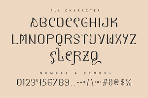 Reqiezza Decorative Display Font