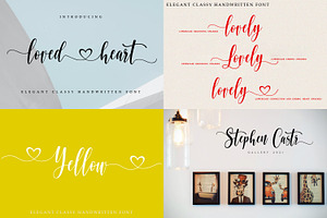 The 2021 Elegant BUNDLE-12 Typefaces