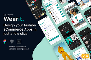 Wearit - Fashion UI Kit
