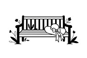Vintage Park Bench Vector Bundle, an Illustration by jahid234 (Thumbnail 36 of 49)