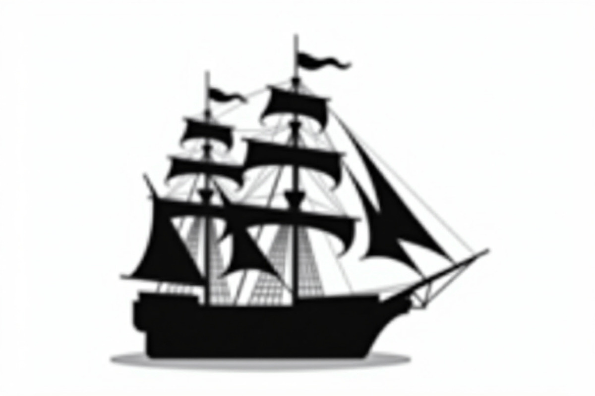 10 Classic Sailing Ship Vector Bundl, an Object Graphic by balal (Photo 3 of 11)