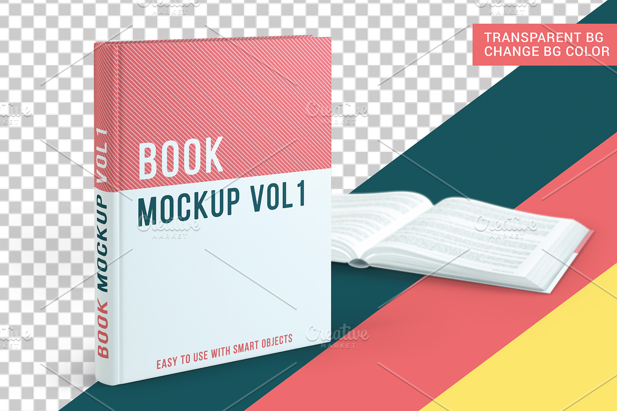 Books Mockup, a Print Template by visufactum (Photo 10 of 13)