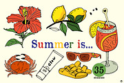 Summer is.., an Object Illustration by Olillia (Thumbnail 1 of 5)