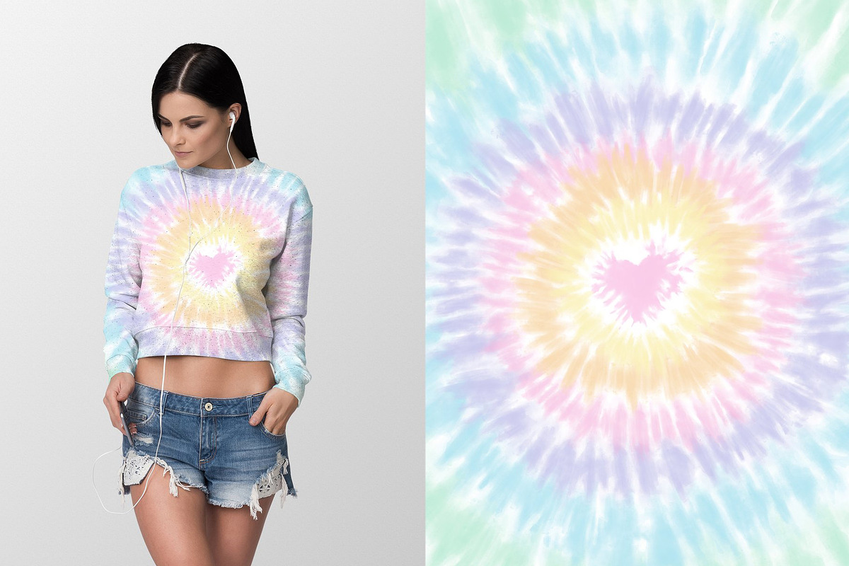 Sale: Pastel Tie-Dye Seamless Bundle, a Pattern Graphic by The Gypsy Goddess (Photo 5 of 48)
