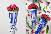 Bouquet Tissue Wrapping Paper Mockup, a Merchandise Mockup by creatsy5 (Thumbnail 17 of 22)