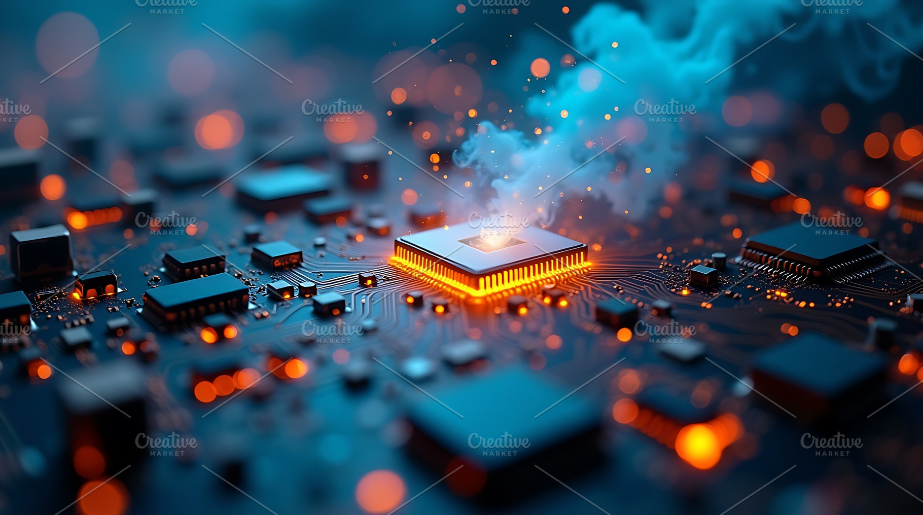 Advanced technology microchip proces, a Technology Photo by Artonix