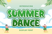 Summer Dance - Display Font, a Script Font by Alpaprana (Thumbnail 1 of 8)