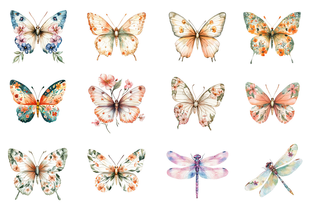 Botanical Floral Luna Moth, an Illustration by CitraGraphics (Photo 3 of 5)
