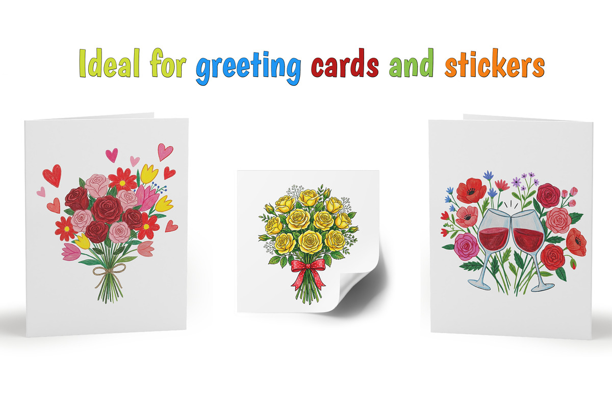 Valentine’s Day Clipart Bundle., an Illustration by Print Haven (Photo 6 of 7)