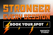 Bombed Sport Power Font, a Sans Serif Font by Bayuktx (Thumbnail 6 of 8)