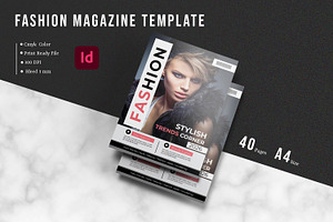 Fashion Magazine Template, a Brochure Template by Template Shop