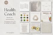 Health Coach Instagram Template, a Templates & Theme by Thrive Nutrition Studio (Thumbnail 1 of 9)