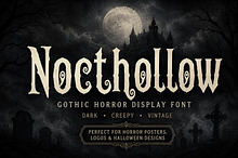 Nocthollow – Gothic Horror Font