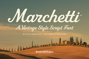 Marchetti - A Vintage Style Script