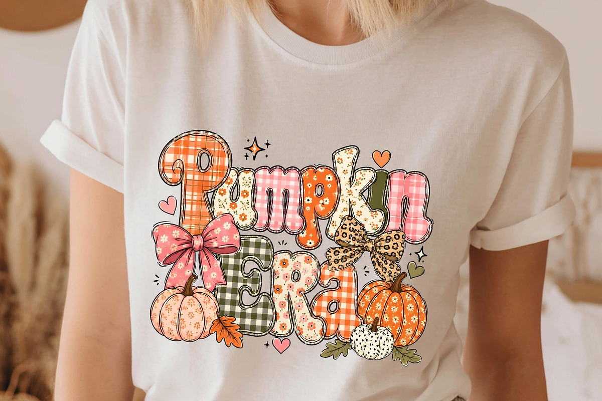 Pumpkin PNG Autumn Sticker Tshirt, a Seasonal Illustration by SugarCloudStudioArt (Photo 2 of 6)