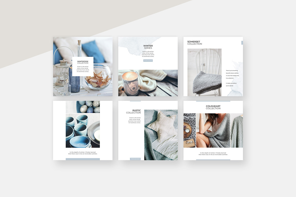 Alder Instagram Post Templates, a Social Media Template by Studio Sumac (Photo 5 of 5)